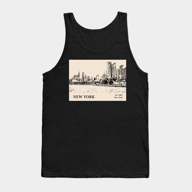 New York - New York Tank Top by Lakeric